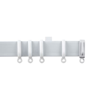 Woodside-PVC-Fixed-Track-White
