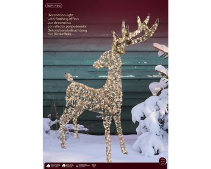 Kaemingk-Micro-960-LED-Reindeer-GoldWarm-White