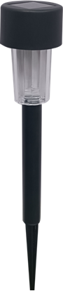 Pagoda-Solar-Mini-Black-Stick-Light-With-White-LED