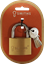 Brass-Padlock