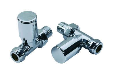 Kartell-Modern-Chrome-Radiator-Valve-Straight-Pair