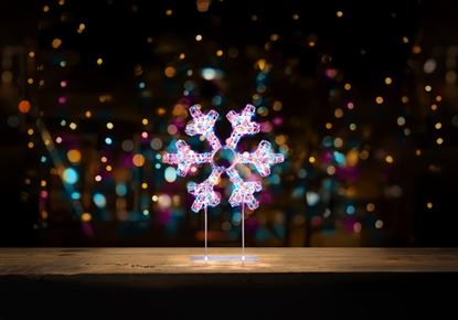 Premier-WhiteMulti-Table-Top-Snowflake-720-LEDs