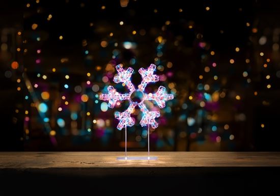 Premier-WhiteMulti-Table-Top-Snowflake-720-LEDs