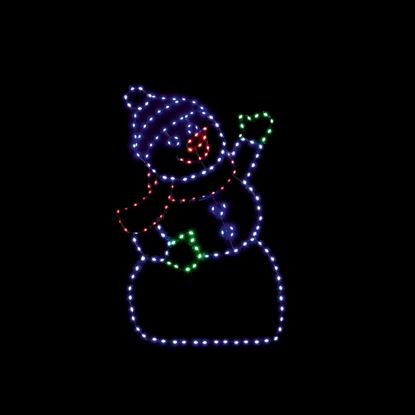 Premier-Twinkling-FlexiBrights-Snowman-187-LEDs
