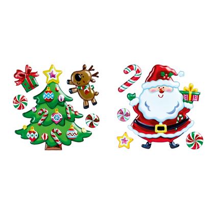 Premier-Christmas-Pop-Foil-With-Stickers-SantaTree