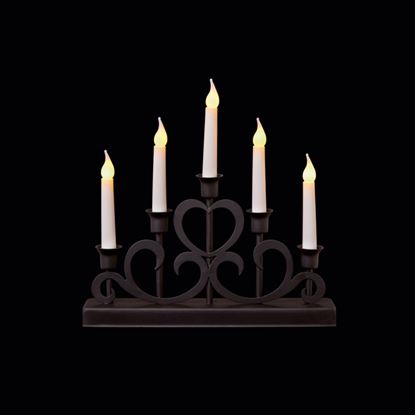 Premier-5-LED-Vintage-Heart-Candle-Bridge