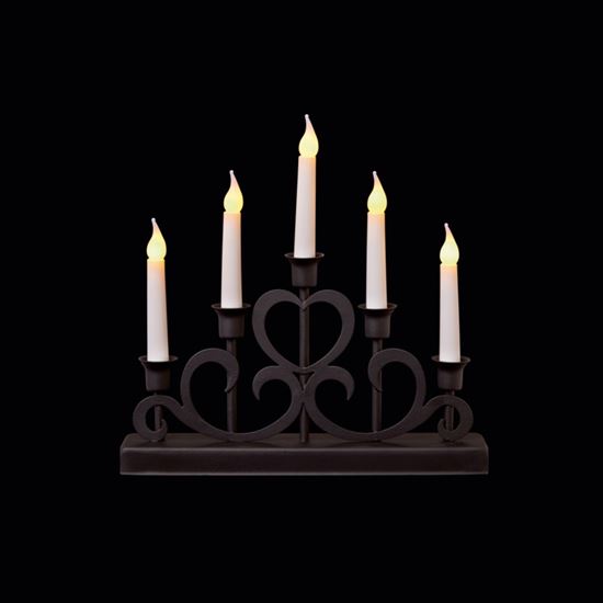 Premier-5-LED-Vintage-Heart-Candle-Bridge