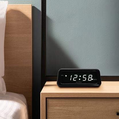 Acctim-Cory-White-LED-Smart-Connector-Alarm-Clock