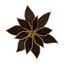 Premier-Black-Poinsettia-With-Gold-Diamantes-Clip-On