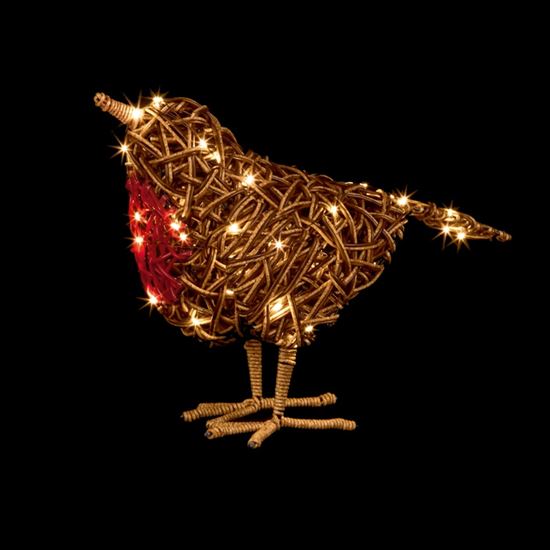 Premier-Lit-Battery-Operated-Rattan-Robin-With-50-Warm-White-LEDs