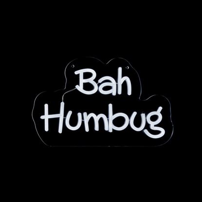 Premier-Bah-Humbug-Hanging-Lit-Neon-Sign