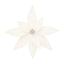 Premier-Fluffy-White-Poinsettia-Clip-On