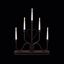 Premier-5-LED-Black-Metal-Modern-Heart-Candle-Bridge