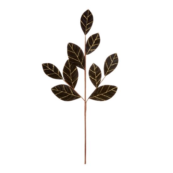 Premier-Black-Velvet-Magnolia-Leaf-Spray