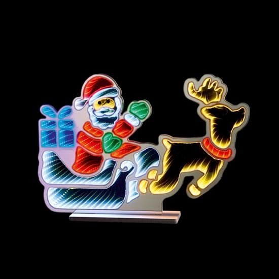 Premier-Santa-Sleigh--Present-Infinity-Mirror