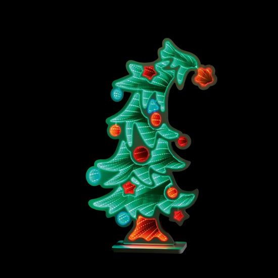 Premier-Standing-Wonky-ChristmasTree-Infinity-Decoration