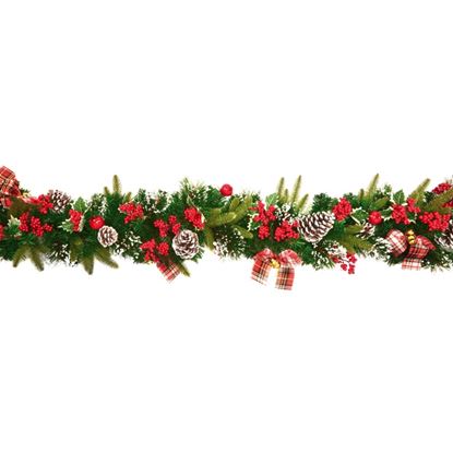Premier-Holly--Ribbon-Garland