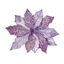 Premier-Lilac-Glitter-Poinsettia-Clip-On