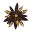 Premier-Black-Poinsettia-With-Gold-Glitter-Clip-On