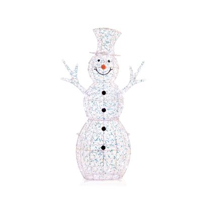 Premier-Twisted-Iridescent-Snowman-With-90-LEDs