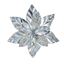 Premier-Silver-Poinsettia-With-Glitter-Clip-On