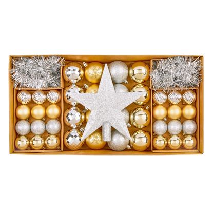 Premier-Champagne-Gold--Silver-Christmas-Decoration-Pack