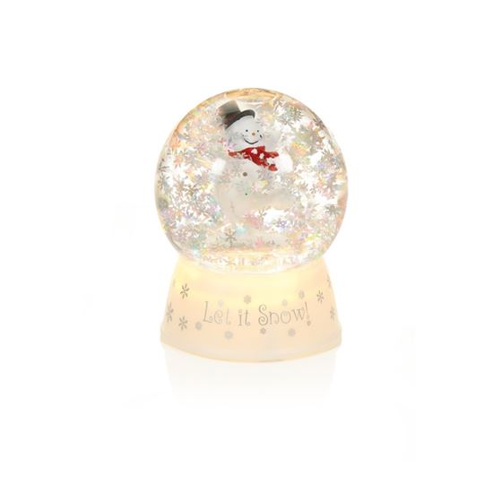 Premier-Snowflake-Water-Spinner-Globe-With-Snowman