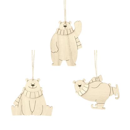 Premier-Colour-Your-Own-Polar-Bear-Hanging-Decoration-4-Pens