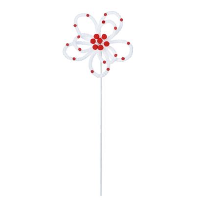Premier-White-Open-Pom-Pom-Flower-Stem