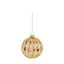Premier-Shiny-Gold-Geo-Dimple-With-Glitter-Bauble