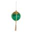 Premier-Dark-Green-Velvet-Ball-With-Gold-Tassel
