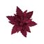 Premier-Burgndy-Velvet-Poinsettia-With-Glitter-Clip-On