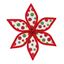 Premier-Red--Green-Glitter-Spot-Poinsettia-Clip-On