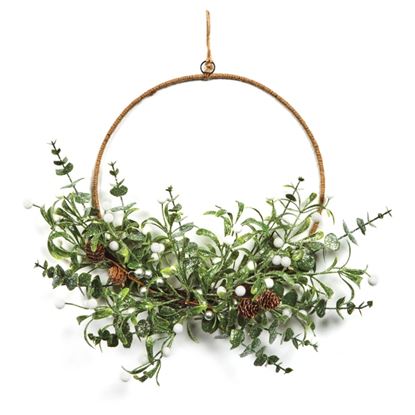 Premier-Mistletoe-Berry-Wreath