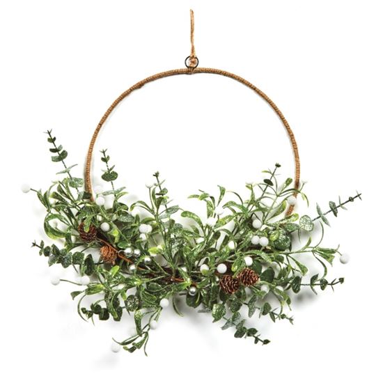 Premier-Mistletoe-Berry-Wreath