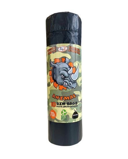 Tidyz-10-Super-Strong-Refuse-Sacks-With-Drawstring