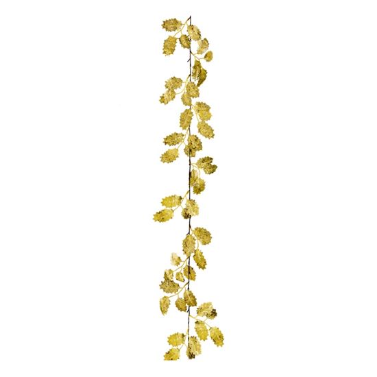 Premier-Gold-Metallic-Holly-Garland