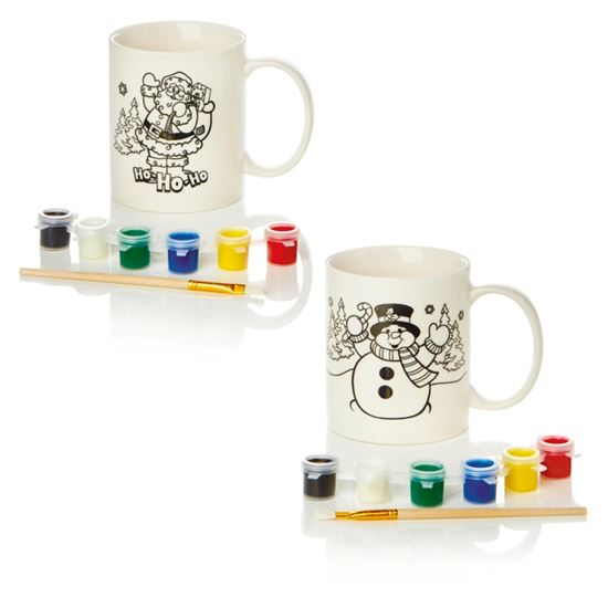 Premier-Paint-Your-Own-Mug-Santa-or-Snowman
