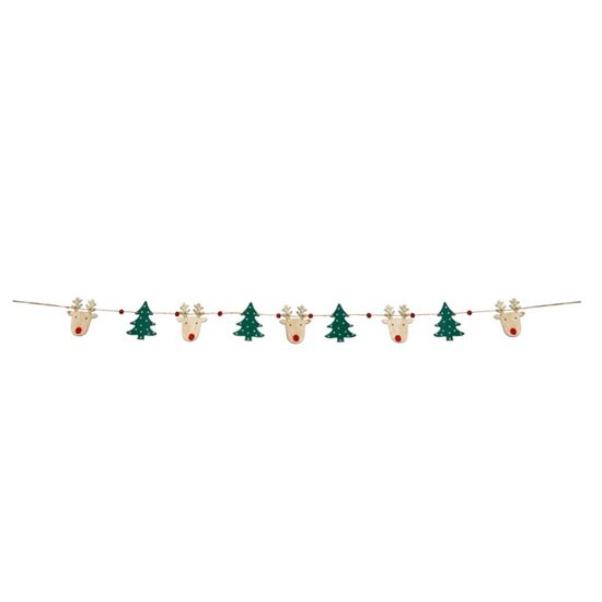 Premier-Wood-Reindeer--Christmas-Tree-Garland