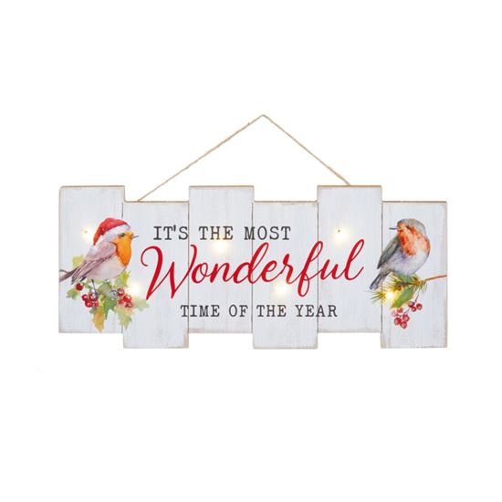 Premier-Battery-Operated-Robin-Scene-Plaque
