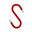 Securpak-S-Hook-Red