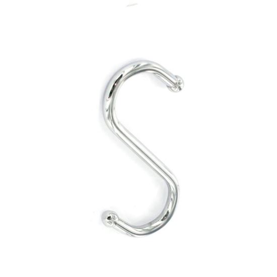 Securpak-S-Hook-W-Ball-Tip-Chrome-Plated