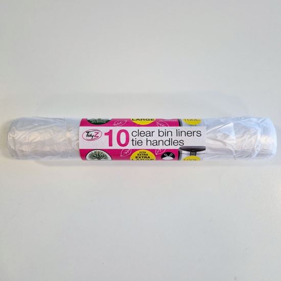 Tidyz-Clear-Bin-Liners-With-Tie-Handle-100L