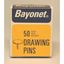 bayonet-50-drawing-pins-solid-head-brassed