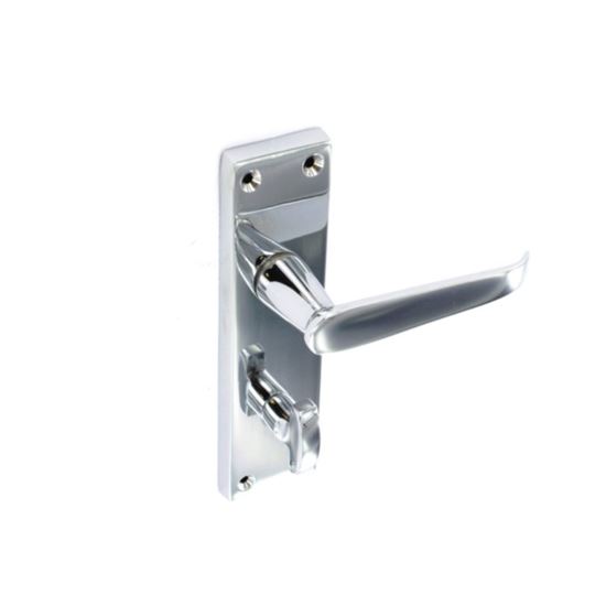 securit-chrome-flat-bathroom-handles-pair