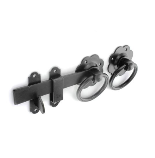 securit-ring-gate-latch-black