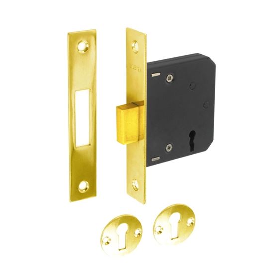 securit-3-lever-deadlock-brass-plated