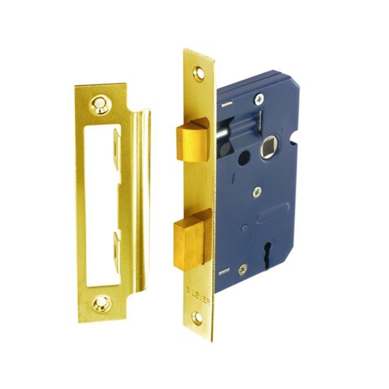 securit-3-lever-sash-lock-brass-plated-with-2-keys