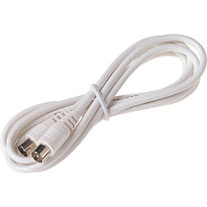 securlec-4m-tv-fly-lead-coax-plug-to-coax-plug-white