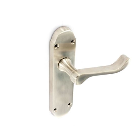securit-brushed-nickel-shaped-latch-handles-1-pair